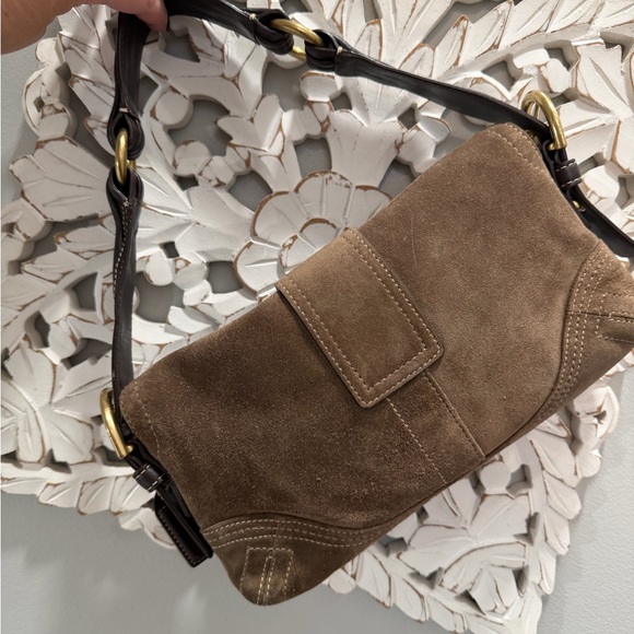Coach legacy soho Suede Buckle Shoulder Bag in Brown vintage - Picture 2 of 7